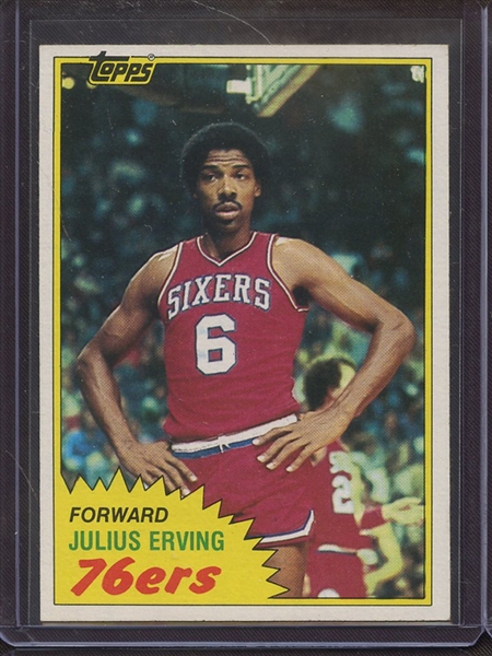 1981 TOPPS 30 JULUIS ERVING NM