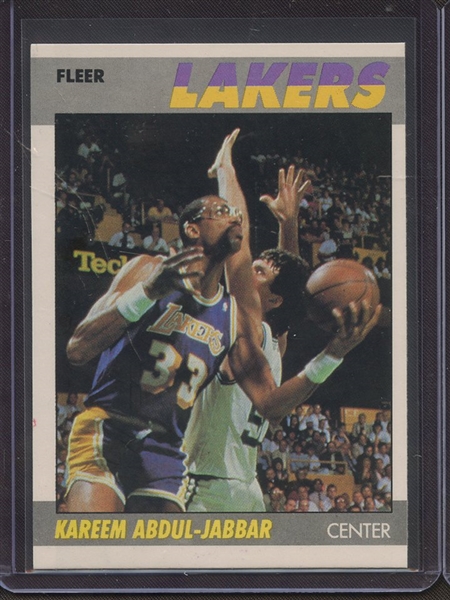 1987 FLEER 1 KAREEM ABDUL JABBAR NM