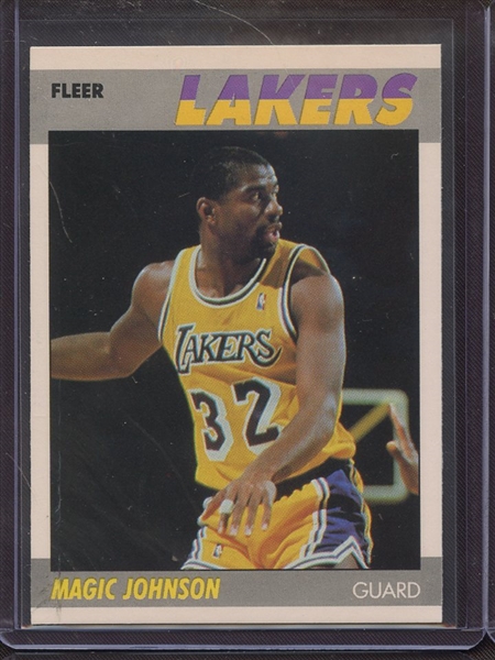 1987 FLEER 56 MAGIC JOHNSON NM