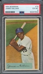 1954 BOWMAN 74 JAMES GILLIAM  PSA EX-MT 6