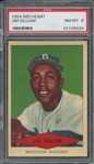1954 RED HEART  JIM GILLIAM  PSA NM-MT 8