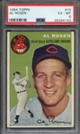 1954 TOPPS 15 AL ROSEN  PSA EX-MT 6