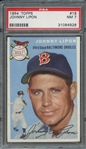 1954 TOPPS 19 JOHNNY LIPON  PSA NM 7