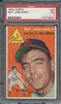 1954 TOPPS 26 RAY JABLONSKI  PSA NM 7