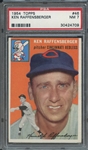 1954 TOPPS 46 KEN RAFFENSBERGER  PSA NM 7