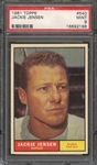 1961 TOPPS 540 JACKIE JENSEN  PSA MINT 9