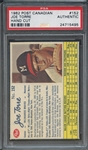 1962 POST CANADIAN 152 JOE TORRE HAND CUT PSA AUTHENTIC