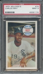 1970 KELLOGGS 16 CARLOS MAY  PSA MINT 9