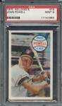 1970 KELLOGGS 19 JOHN POWELL  PSA MINT 9
