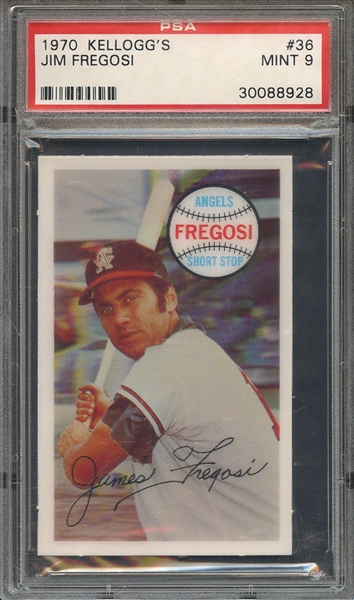 1970 KELLOGGS 36 JIM FREGOSI  PSA MINT 9