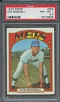 1972 TOPPS 305 KEN BOSWELL  PSA NM-MT+ 8.5
