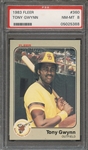 1983 FLEER 360 TONY GWYNN  PSA NM-MT 8