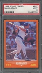 1988 SCORE TRADED 80T MARK GRACE  PSA MINT 9