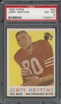 1959 TOPPS 42 JERRY MERTENS  PSA NM-MT 8
