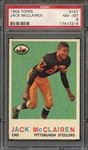 1959 TOPPS 157 JACK McCLAIREN  PSA NM-MT 8