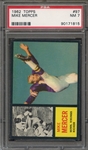 1962 TOPPS 97 MIKE MERCER  PSA NM 7