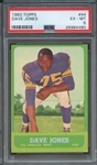 1963 TOPPS 44 DAVE JONES  PSA EX-MT 6