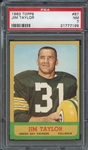 1963 TOPPS 87 JIM TAYLOR  PSA NM 7