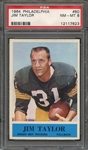 1964 PHILADELPHIA 80 JIM TAYLOR  PSA NM-MT 8