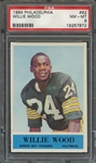 1964 PHILADELPHIA 82 WILLIE WOOD  PSA NM-MT 8
