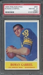 1964 PHILADELPHIA 89 ROMAN GABRIEL  PSA NM-MT 8 (OC)