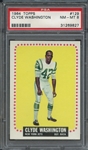 1964 TOPPS 129 CLYDE WASHINGTON  PSA NM-MT 8