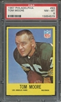 1967 PHILADELPHIA 93 TOM MOORE  PSA NM-MT 8