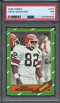 1986 TOPPS 191 OZZIE NEWSOME  PSA NM 7