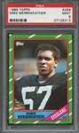 1986 TOPPS 289 MIKE MERRIWEATHER  PSA MINT 9