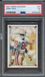 1987 TOPPS STICKERS 61 JERRY RICE  PSA EX 5