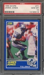1989 SCORE 71 JAMES JONES  PSA GEM MT 10