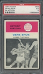 1961 FLEER 64 GENE SHUE IN ACTION PSA EX 5