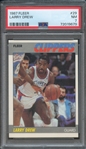 1987 FLEER 29 LARRY DREW  PSA NM 7