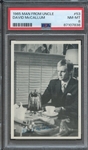 1965 MAN FROM UNCLE 53 DAVID McCALLUM  PSA NM-MT 8