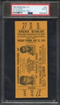 1965 BOXING-FULL FULL ALI VS. LISTON: GOLD MUHAMMAD ALI 1ST ROUND KO PSA GEM MT 10