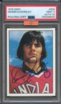 1975 SSPC 506 SIGNED DENNIS ECKERSLEY PSA MINT 9 PSA/DNA AUTO 10 MBA BRONZE