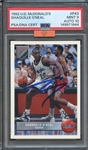 1992 UPPER DECK MCDONALDS P43 SIGNED SHAQUILLE ONEAL PSA MINT 9 PSA/DNA AUTO 10 MBA BRONZE