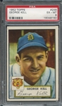 1952 TOPPS 246 GEORGE KELL PSA EX-MT 6