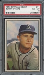 1953 BOWMAN COLOR 11 BOBBY SHANTZ PSA EX-MT 6