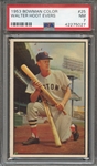 1953 BOWMAN COLOR 25 WALTER HOOT EVERS PSA NM 7