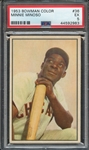 1953 BOWMAN COLOR 36 MINNIE MINOSO PSA EX 5