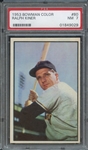 1953 BOWMAN COLOR 80 RALPH KINER PSA NM 7