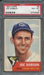 1953 TOPPS 5 JOE DOBSON PSA NM-MT 8