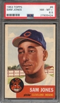 1953 TOPPS 6 SAM JONES PSA NM-MT+ 8.5