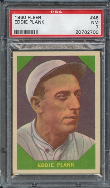 1960 FLEER 46 EDDIE PLANK PSA NM 7
