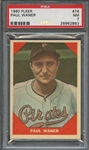 1960 FLEER 76 PAUL WANER PSA NM 7