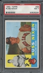 1960 TOPPS 36 RUSS NIXON PSA NM 7