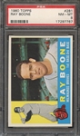 1960 TOPPS 281 RAY BOONE PSA NM-MT 8