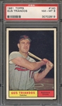1961 TOPPS 140 GUS TRIANDOS PSA NM-MT 8