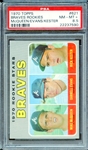1970 TOPPS 621 BRAVES ROOKIES McQUEEN/EVANS/KESTER PSA NM-MT+ 8.5